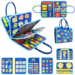 Children's Felt Busy Board – Early Learning & Dressing Skills Toy
